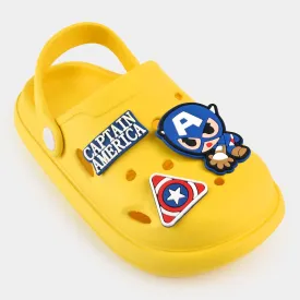 Boys Clogs 118-4-Yellow