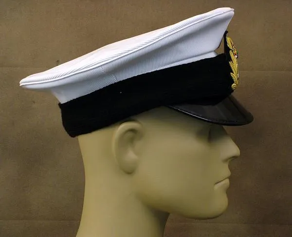 British WWII Naval Officer Visor Hat (post war)