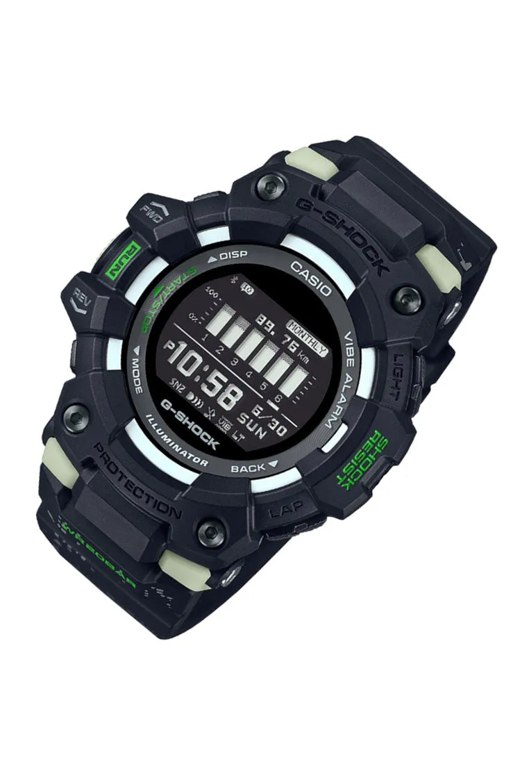 Casio G-shock GBD-100LM-1DR Bluetooth Digital Rubber Strap Watch For Men