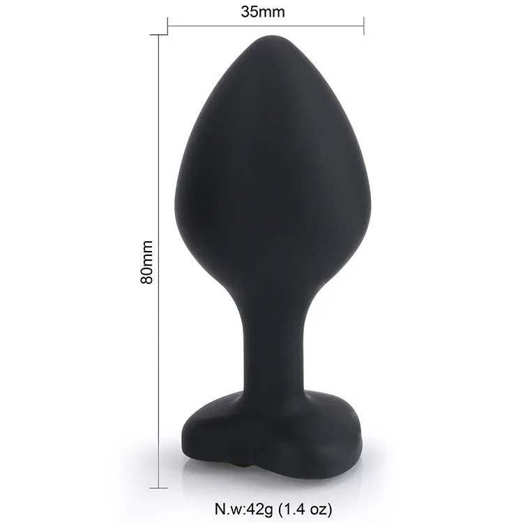 Heart Shaped Butt Plug - Diamond Butt Plug For Men, Prostate Massage Anal Trainer