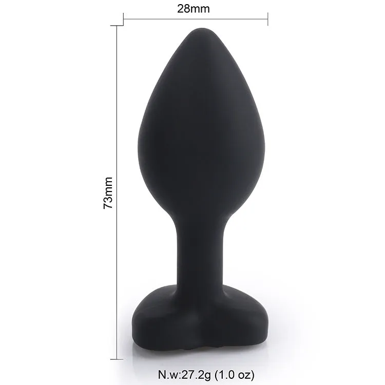 Heart Shaped Butt Plug - Diamond Butt Plug For Men, Prostate Massage Anal Trainer