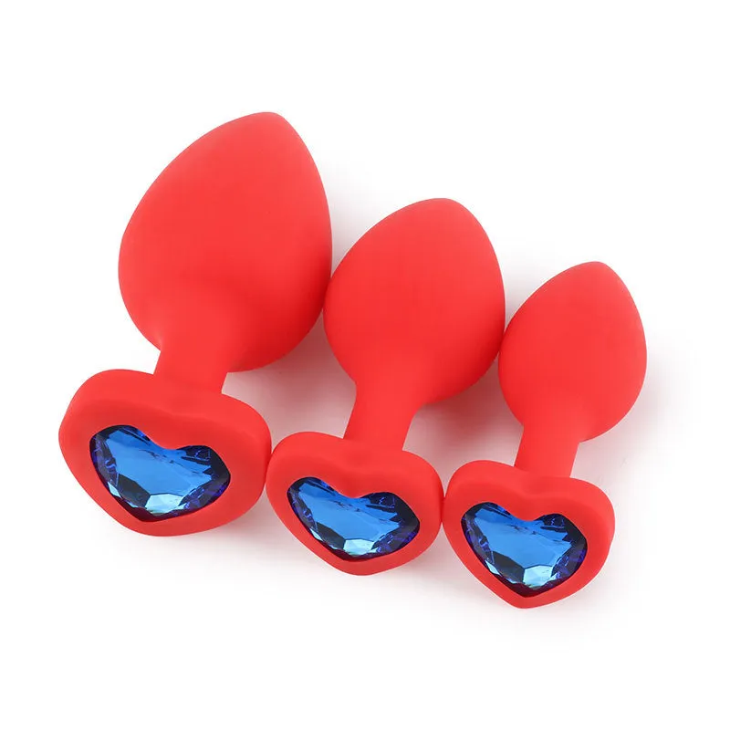 Heart Shaped Butt Plug - Diamond Butt Plug For Men, Prostate Massage Anal Trainer