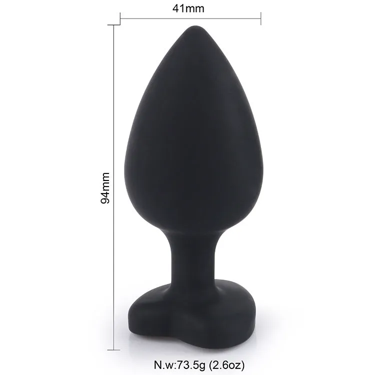 Heart Shaped Butt Plug - Diamond Butt Plug For Men, Prostate Massage Anal Trainer