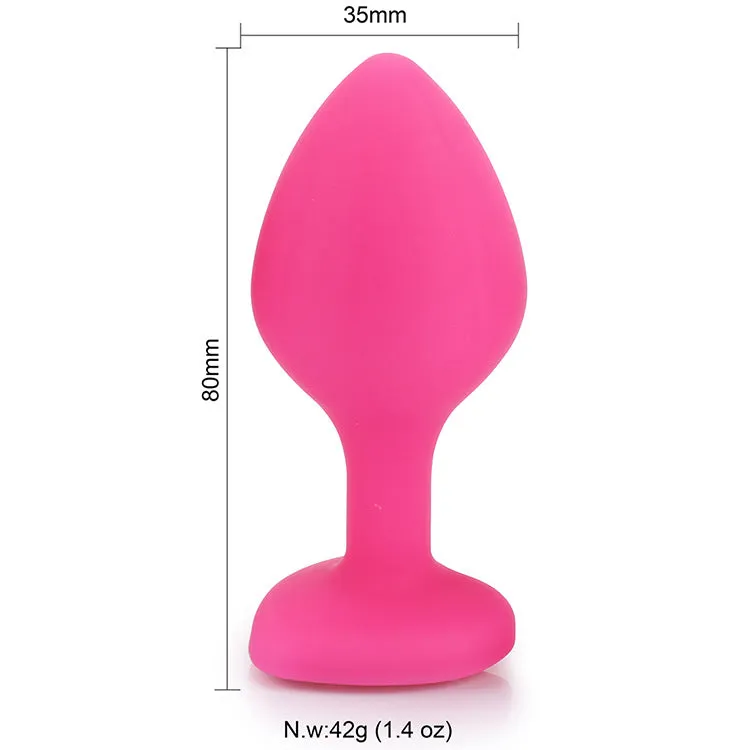 Heart Shaped Butt Plug - Diamond Butt Plug For Men, Prostate Massage Anal Trainer