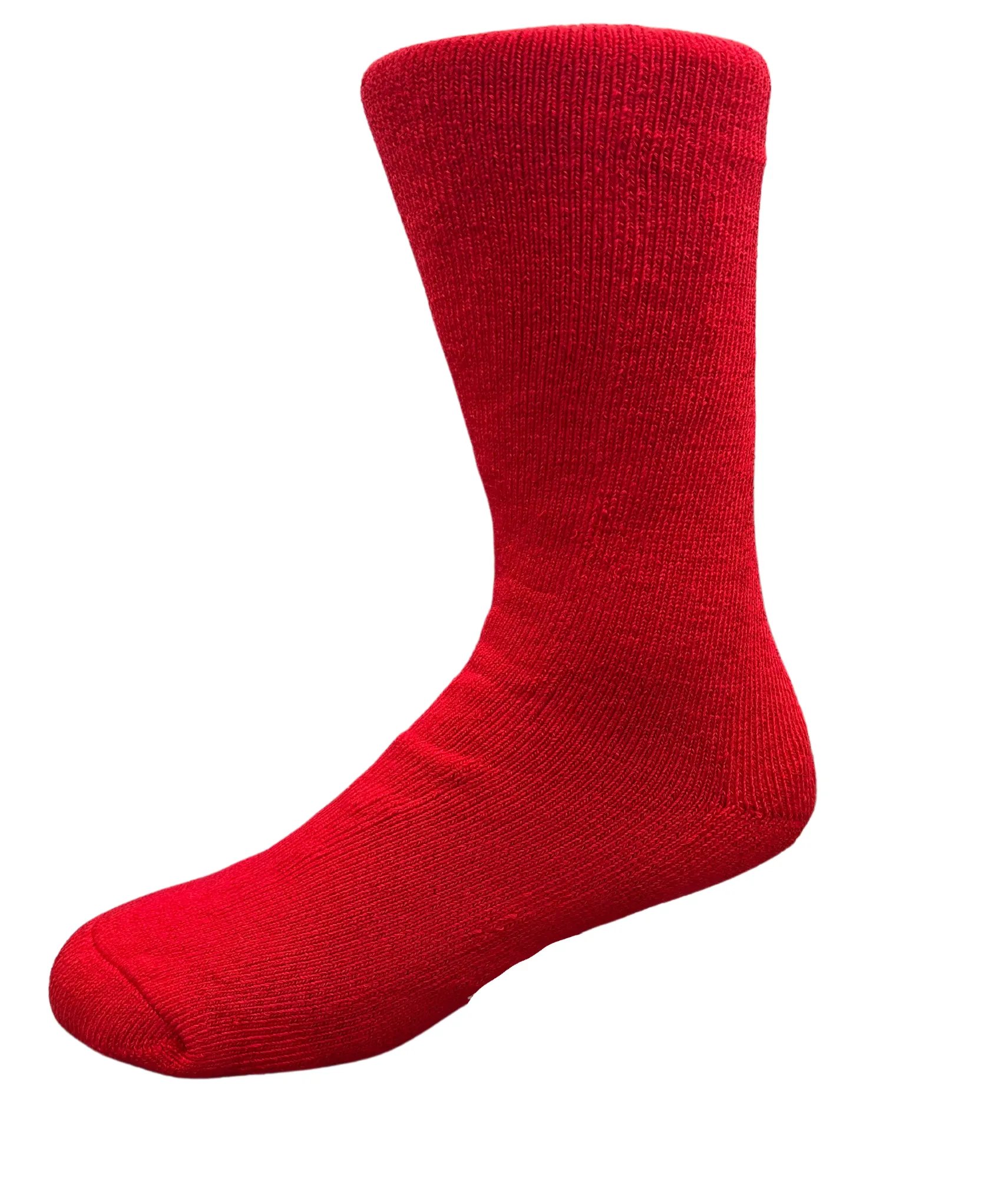 Heavy Duty Bamboo Work Socks - Red