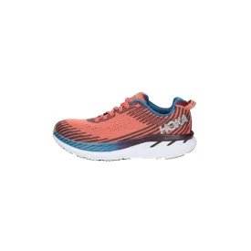 Hoka Clifton 5 Running Sport Shoes Fabric Orange Colour For Women