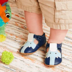 Livie & Luca Blue Elephant Boys Shoes