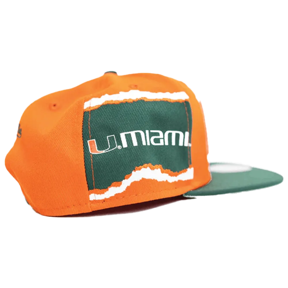 Mitchell & Ness NCAA Jumbotron Snapback Miami