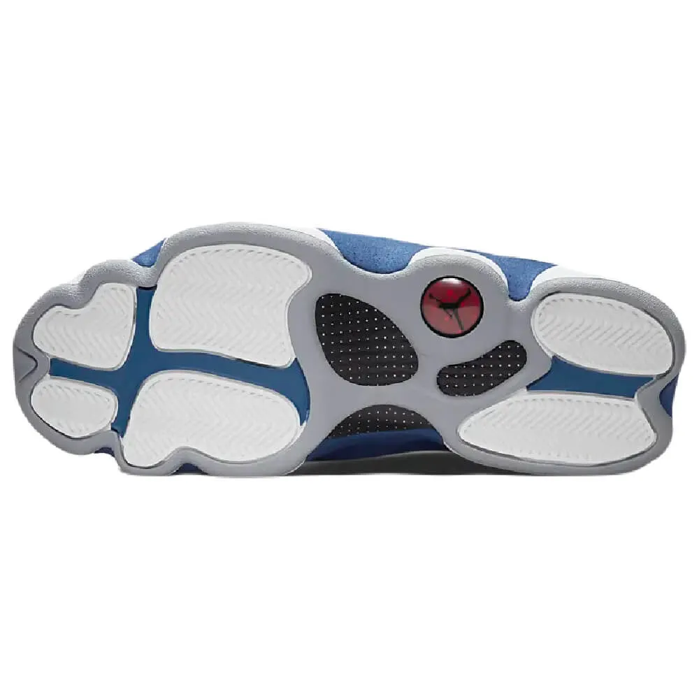 Nike Air Jordan 13 Retro Children's Sneakers, White-Blue