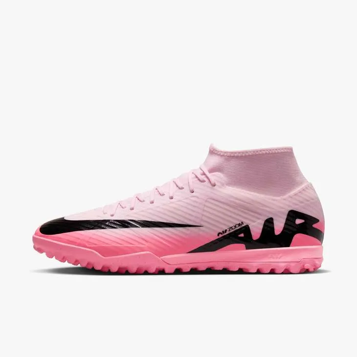 Nike Mercurial Superfly 9 Academy TF Turf Soccer Shoes - Pink Foam/Black