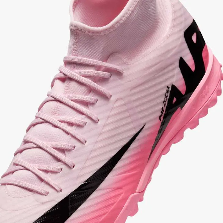 Nike Mercurial Superfly 9 Academy TF Turf Soccer Shoes - Pink Foam/Black