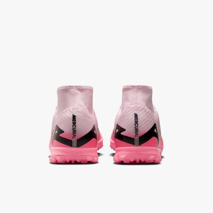 Nike Mercurial Superfly 9 Academy TF Turf Soccer Shoes - Pink Foam/Black