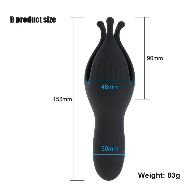 Penis Trainer Vibrating Male Masturbator - Silicone Pocket Pussy Sex Toys for Men