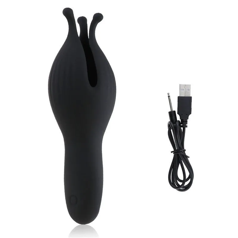 Penis Trainer Vibrating Male Masturbator - Silicone Pocket Pussy Sex Toys for Men