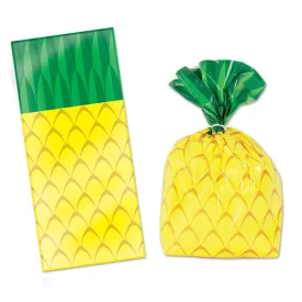 Pineapple Cello Bags With Twist Ties 25pk