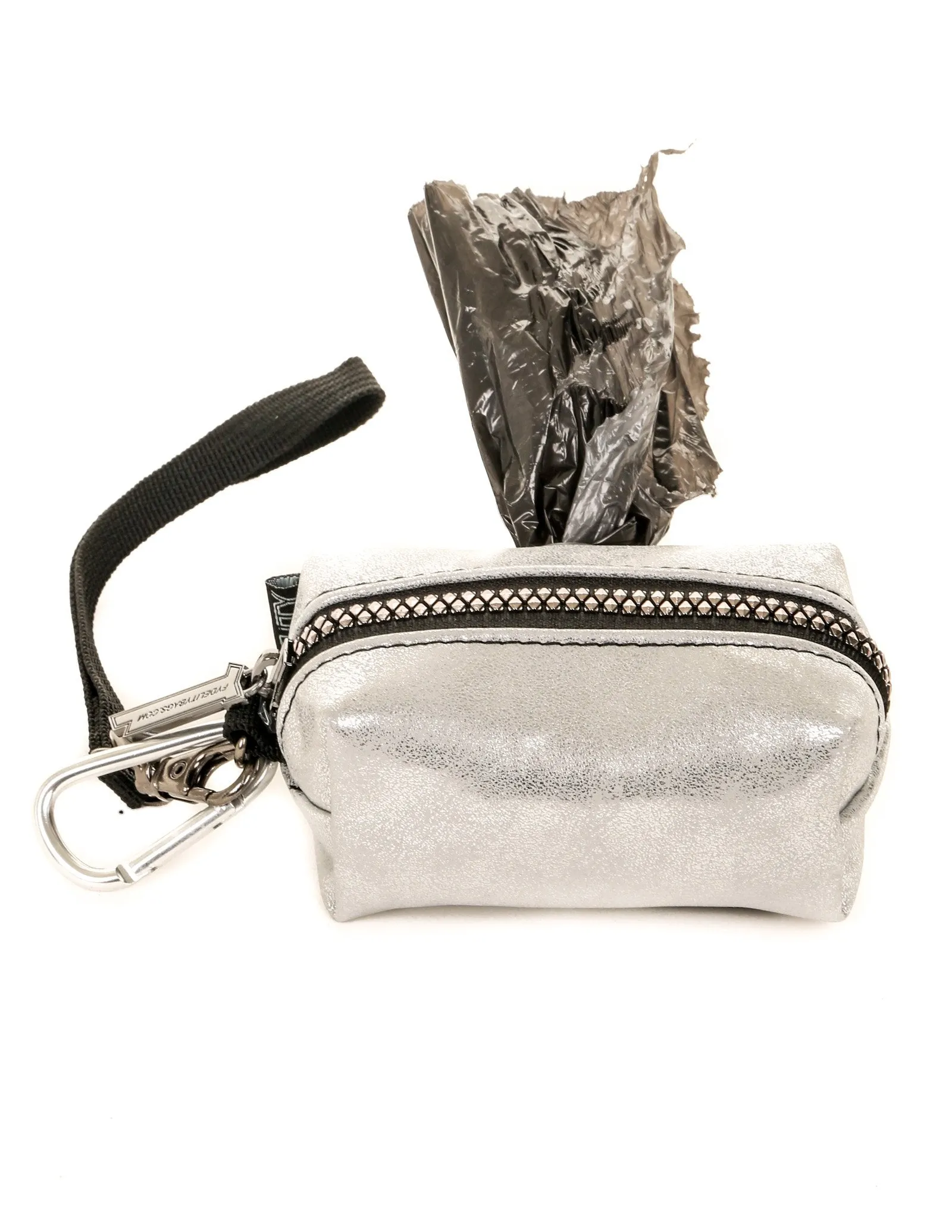 poopyCUTE | Cute Poop Bag Holder | DUSTER Silver