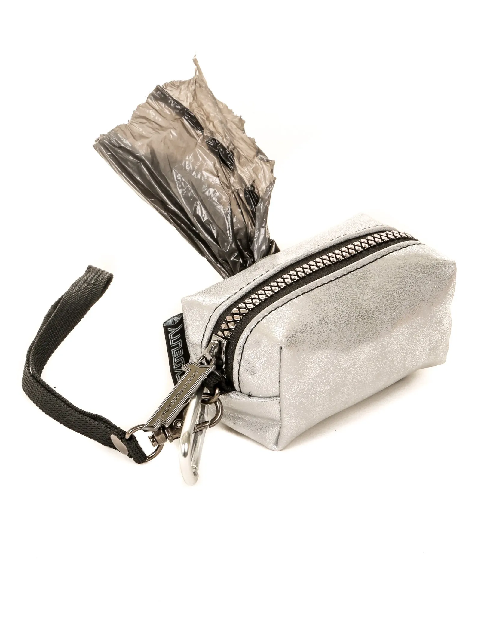 poopyCUTE | Cute Poop Bag Holder | DUSTER Silver