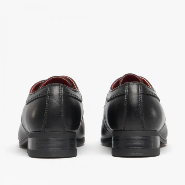 ROSSI Boys School Shoes Black