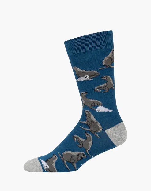 Seals Men's Bamboo Socks