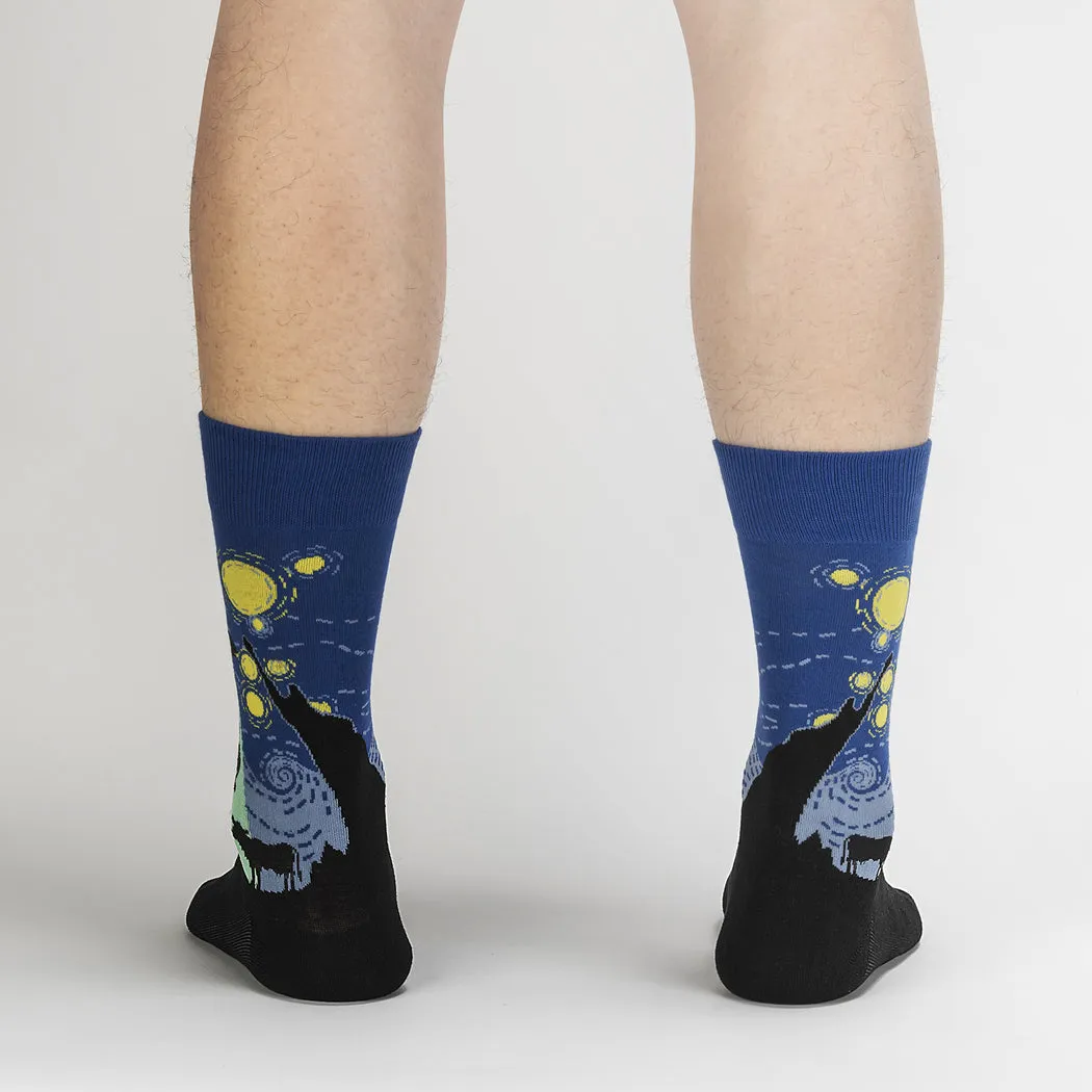 The Starry Flight Men's Crew Socks