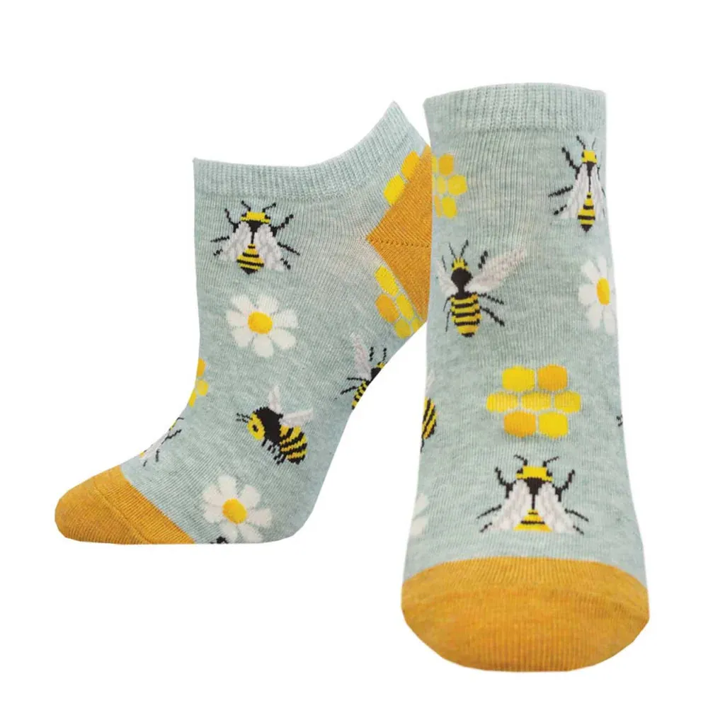 To Bee or Not to Bee Women's No Show Socks