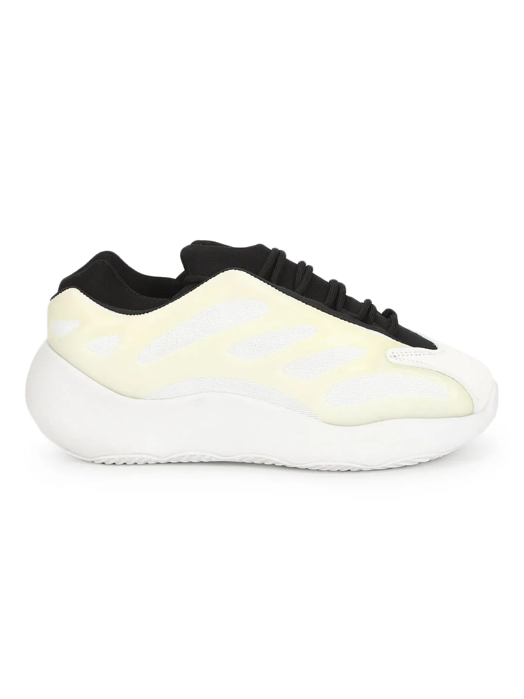 White PU Lace Up Sneakers (TC-SANDLER1-WHT)