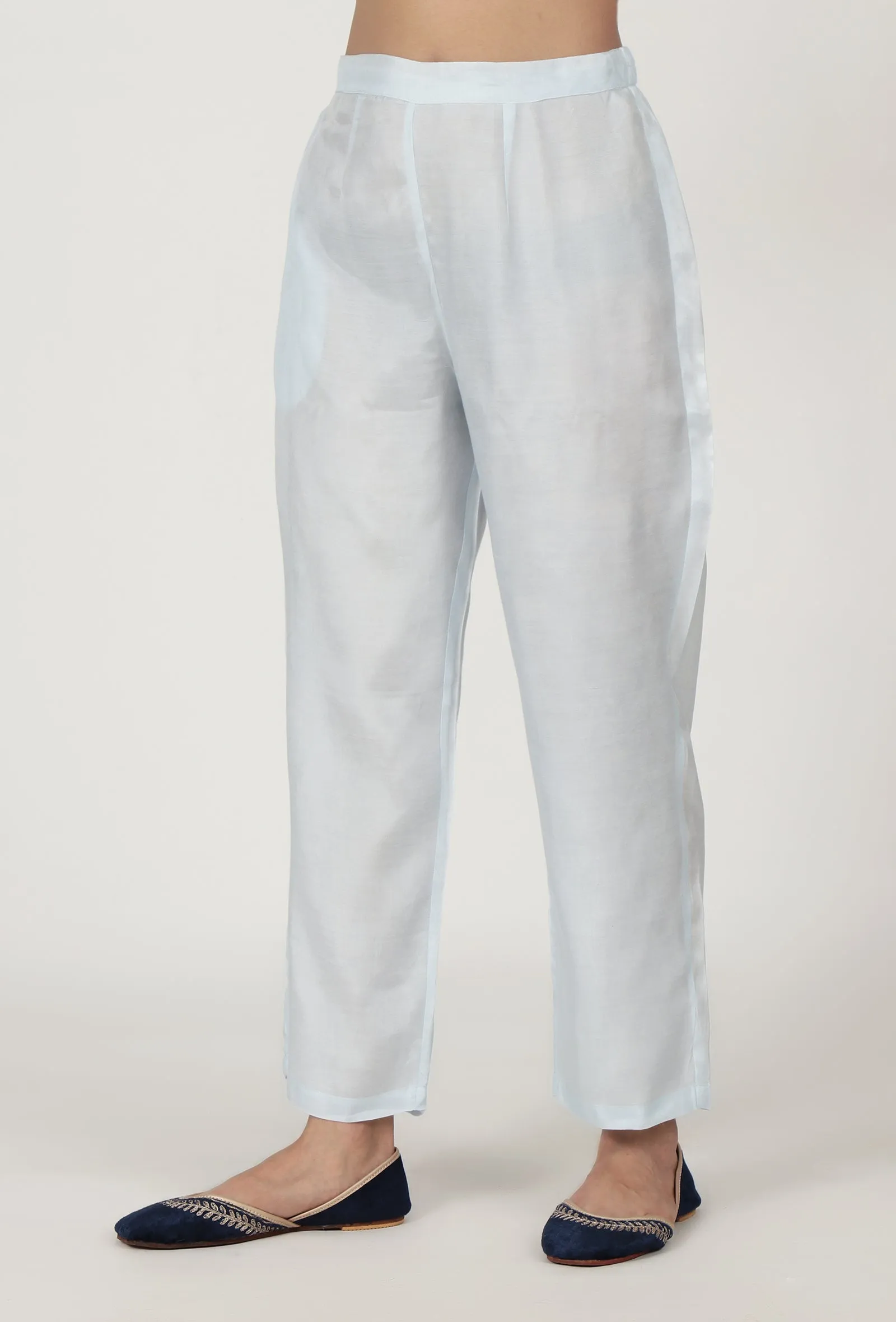 Women Grey Cotton Pant