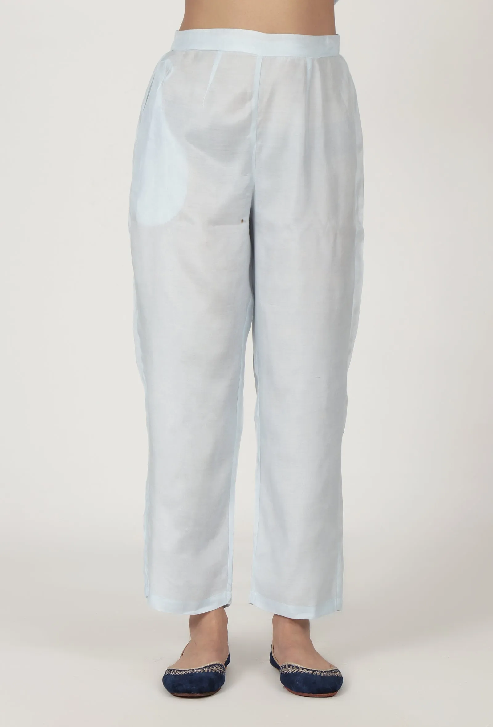 Women Grey Cotton Pant