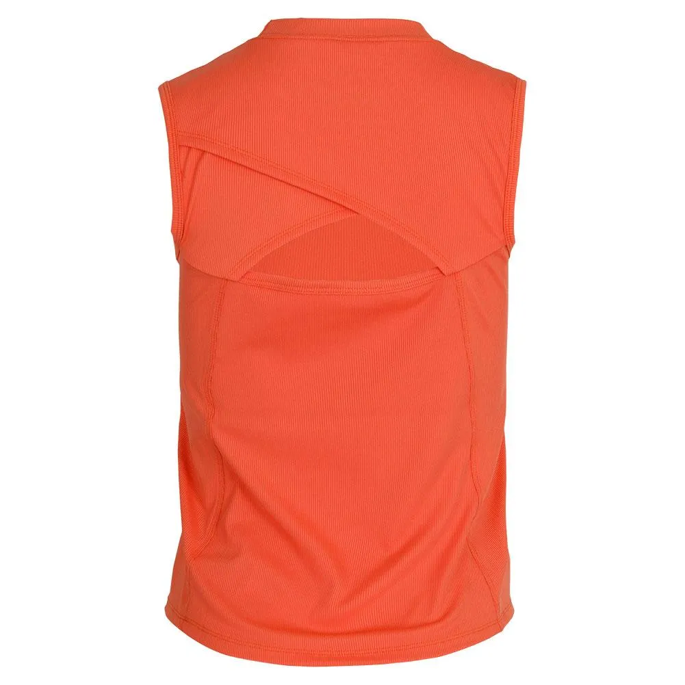 Women's Ridge Split Tennis Tank Sunrise